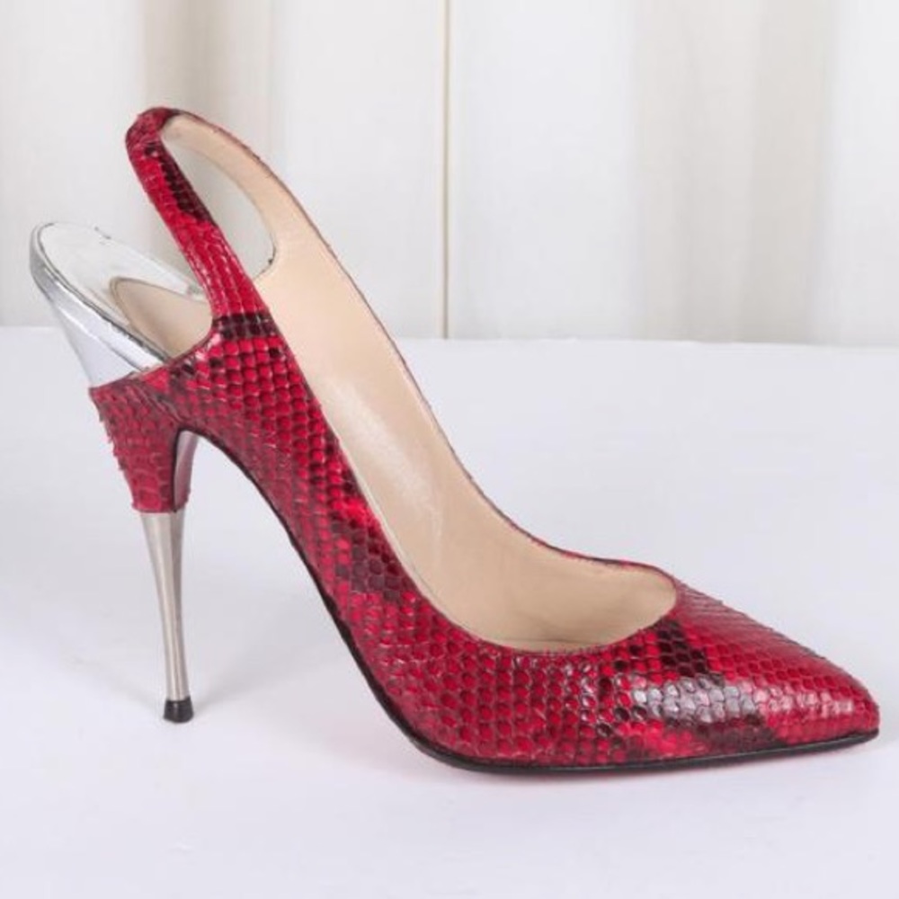 Christian louboutin snake skin “Twist to chat” - Picture 3 of 12